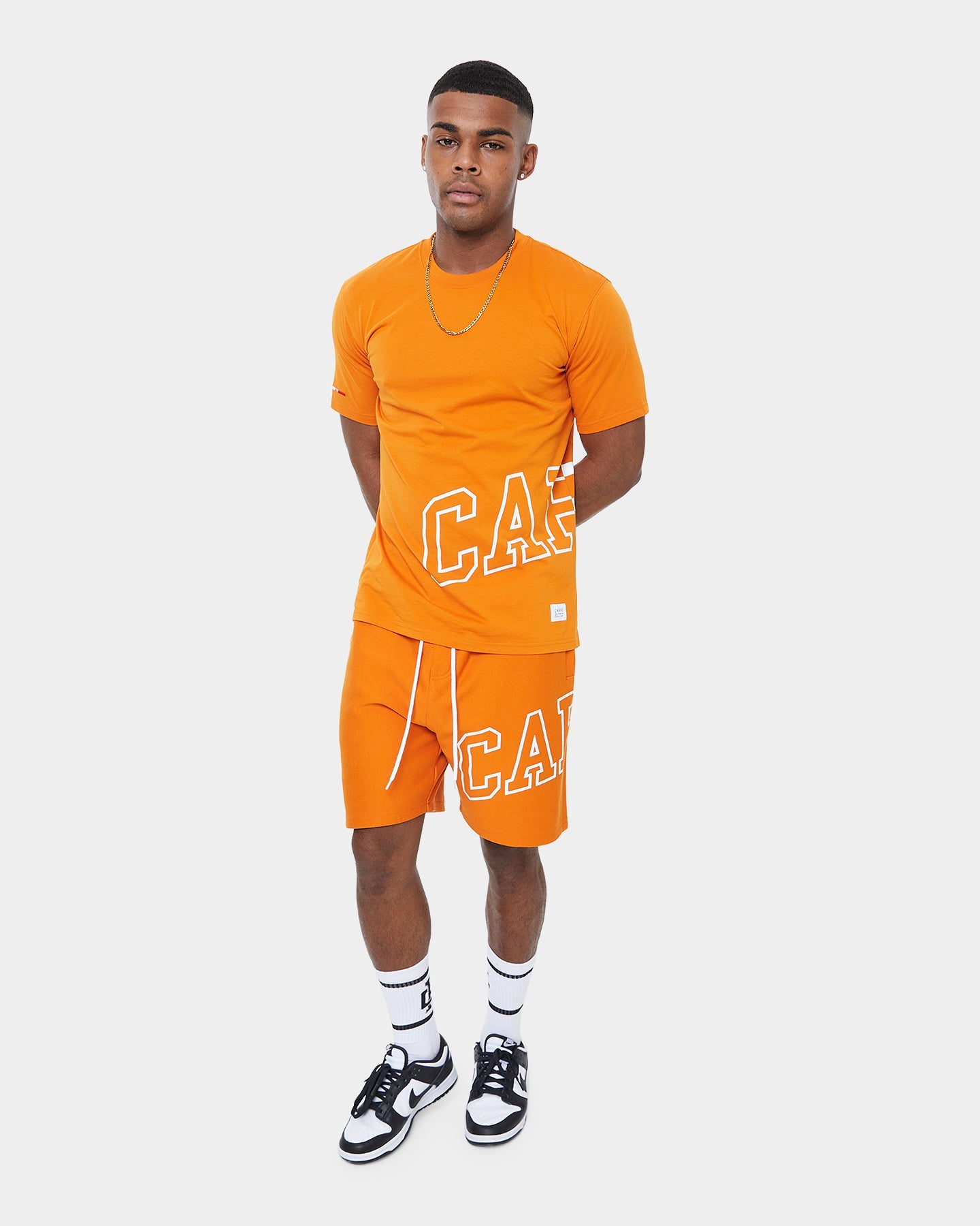 Carré Enorme Classique Short Sleeve T-Shirt Burnt Orange