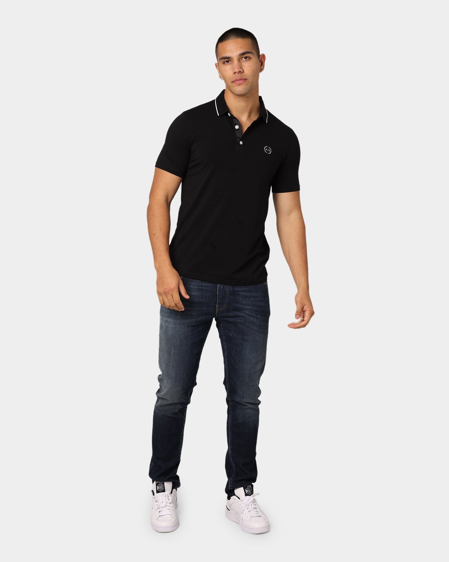 Armani Exchange Armani Exchange Polo Shirt Black