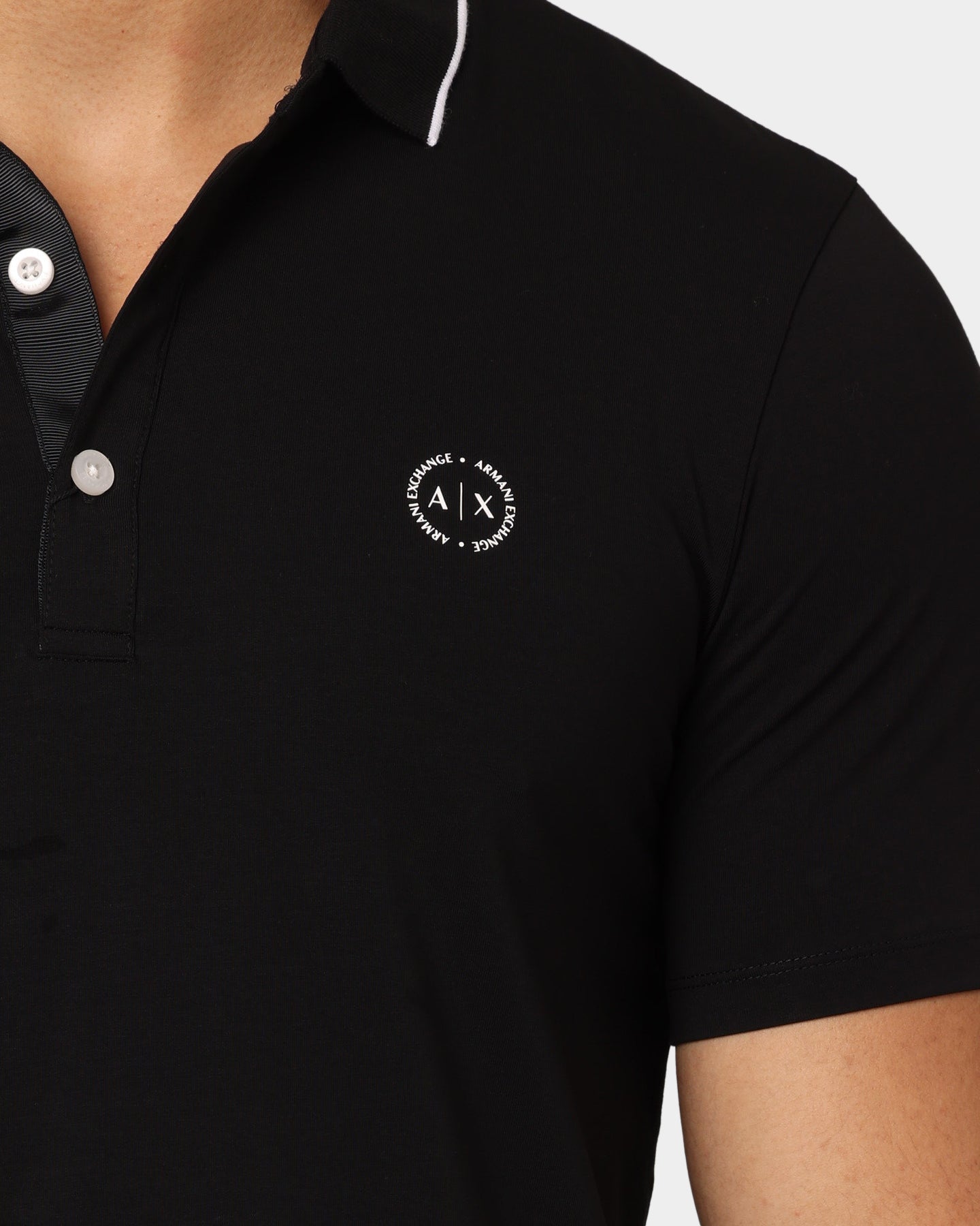 Armani Exchange Armani Exchange Polo Shirt Black