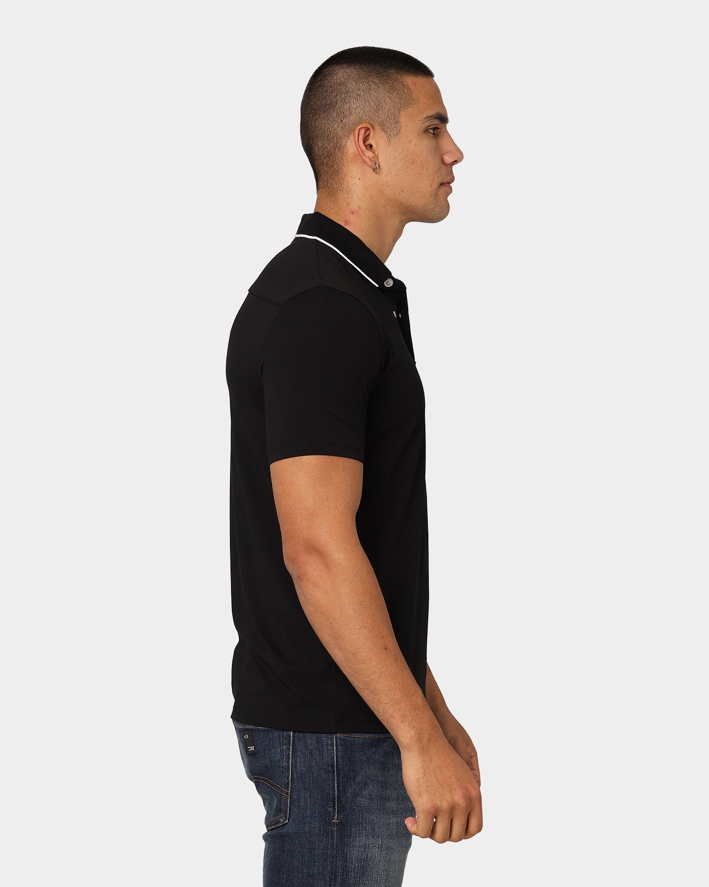 Armani Exchange Armani Exchange Polo Shirt Black