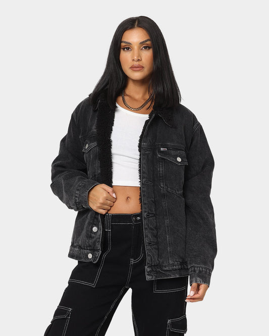 Tommy Jeans Oversized SherpaJacket Denim Black