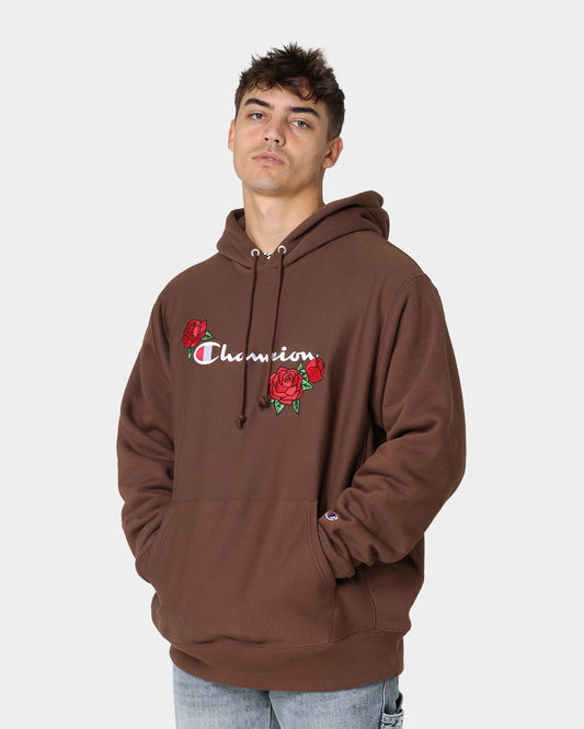 Champion Reverse Weave Roses Embroidery Hoodie Coco Loco