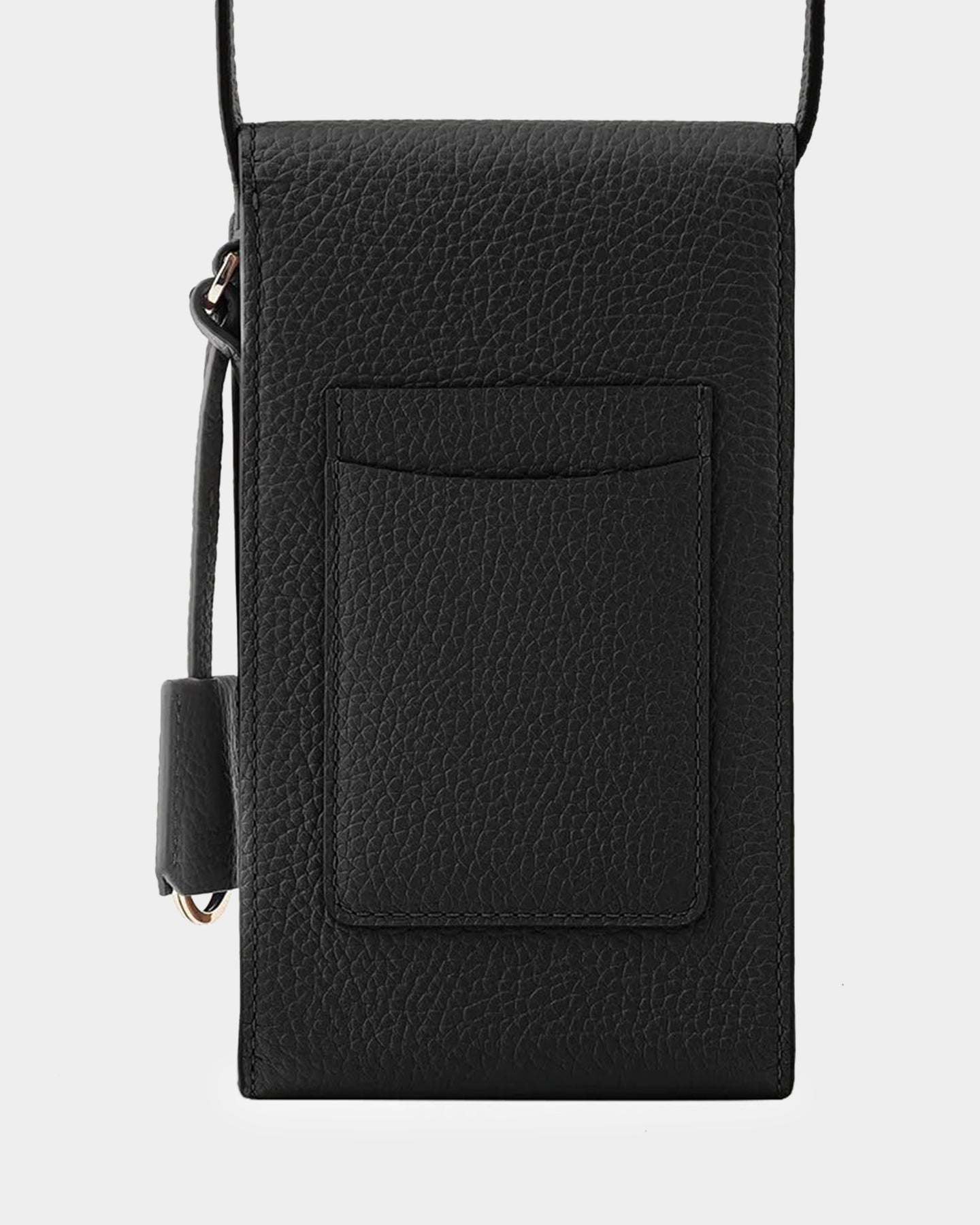 Maison De Sabre The Crossbody Phone Pouch Black Caviar