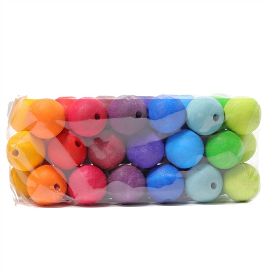 GRIMM´S Wooden Beads Large 36 pcs Rainbow