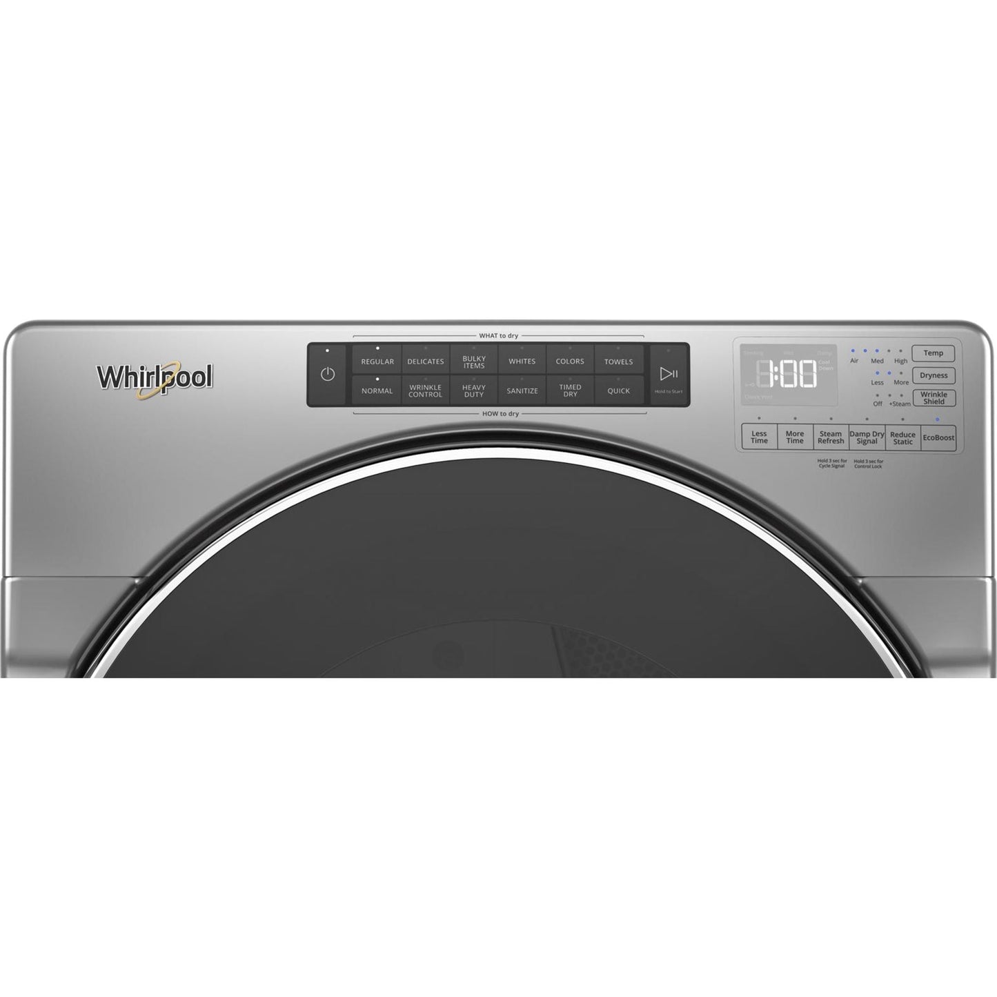 Whirlpool Front Load Dryer (YWED6620HC) - Chrome Shadow