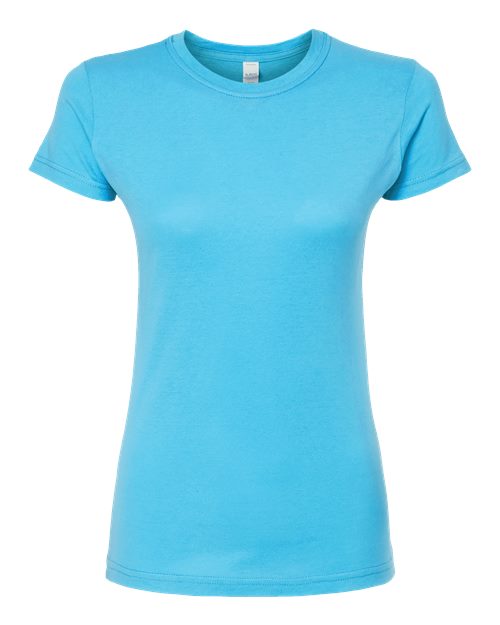 Tultex Women's Slim Fit Fine Jersey T-Shirt 2 of 3