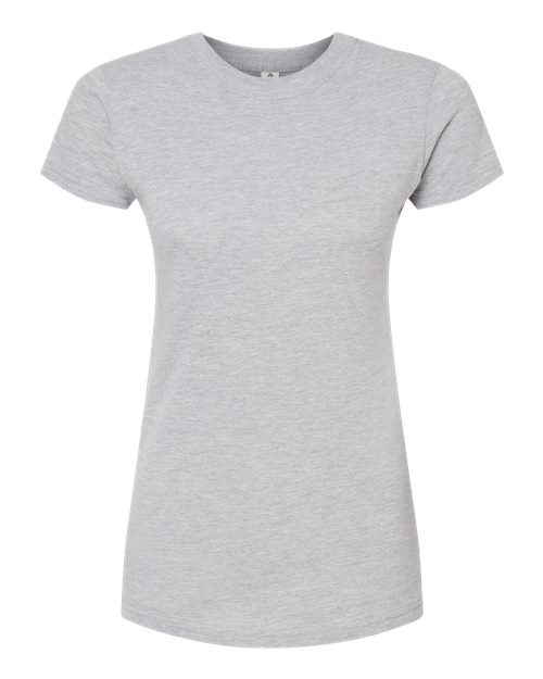 Tultex Women's Slim Fit Fine Jersey T-Shirt 2 of 3