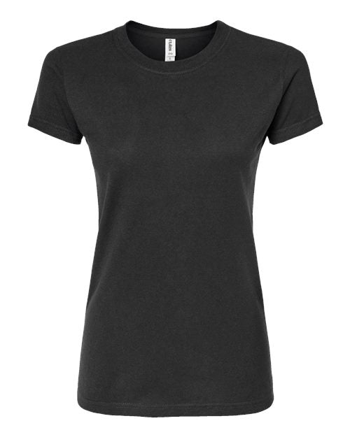 Tultex Women's Slim Fit Fine Jersey T-Shirt 2 of 3