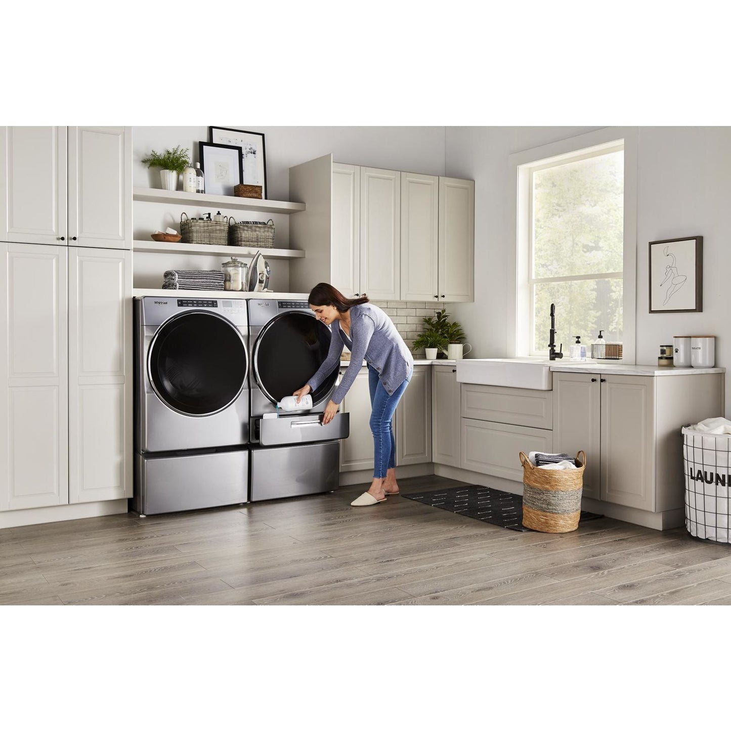 Whirlpool Front Load Dryer (YWED6620HC) - Chrome Shadow