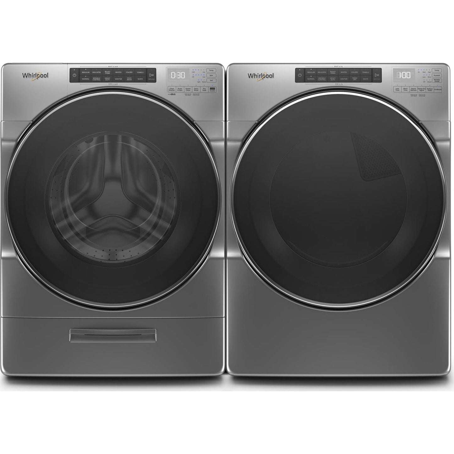 Whirlpool Front Load Dryer (YWED6620HC) - Chrome Shadow