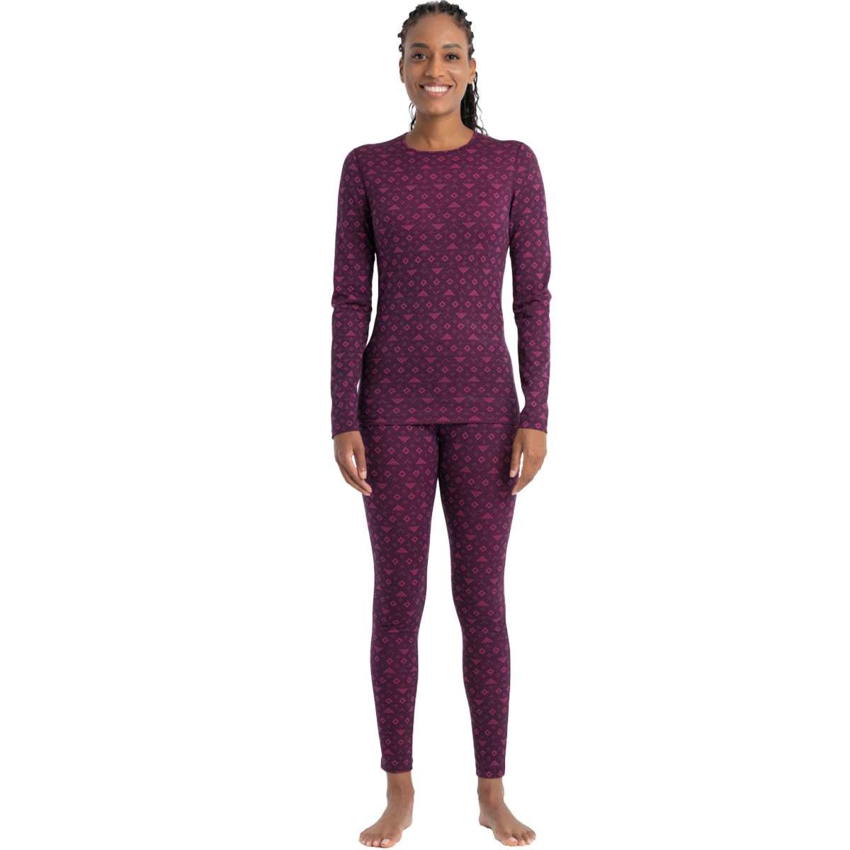 Women's Merino 200 Oasis LS Crewe First Snow