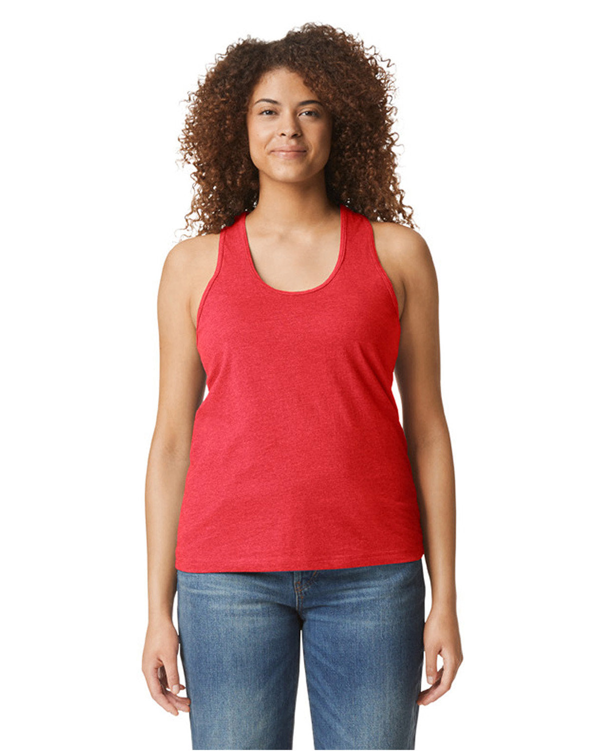 Gildan Ladies' Softstyle CVC Racerback Tank