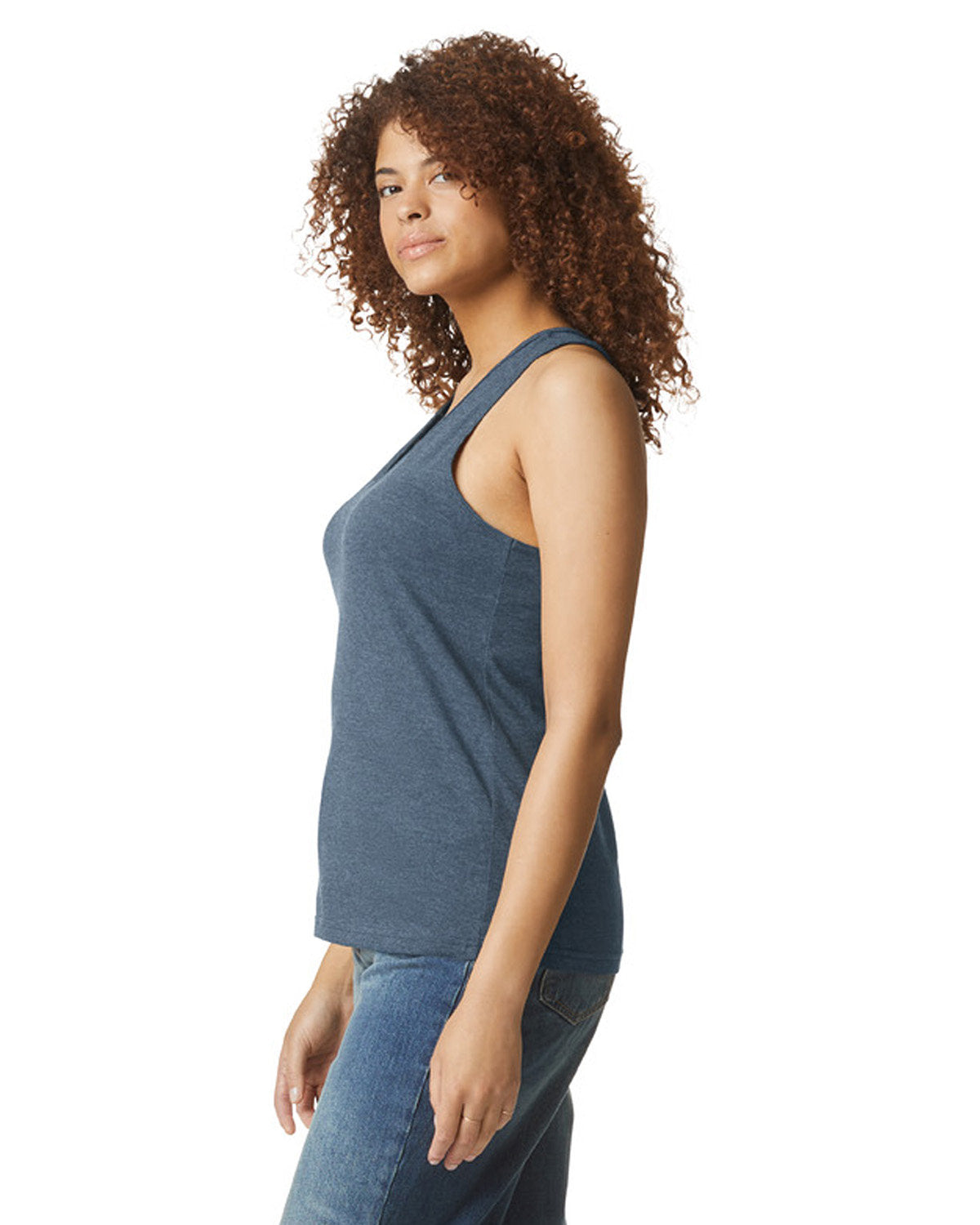 Gildan Ladies' Softstyle CVC Racerback Tank