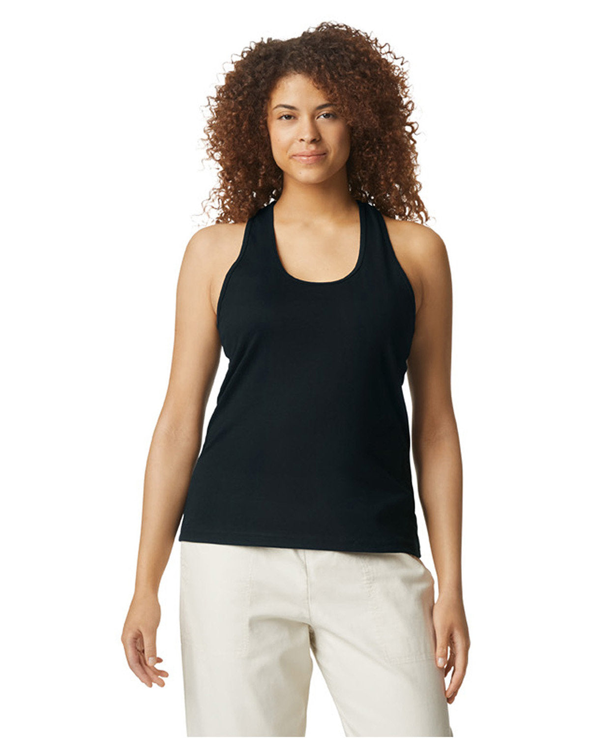 Gildan Ladies' Softstyle CVC Racerback Tank