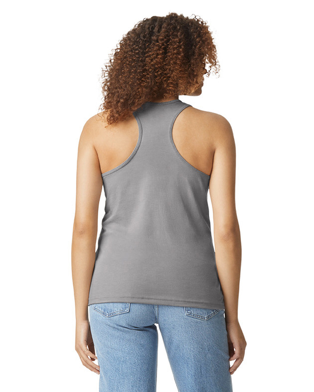 Gildan Ladies' Softstyle CVC Racerback Tank