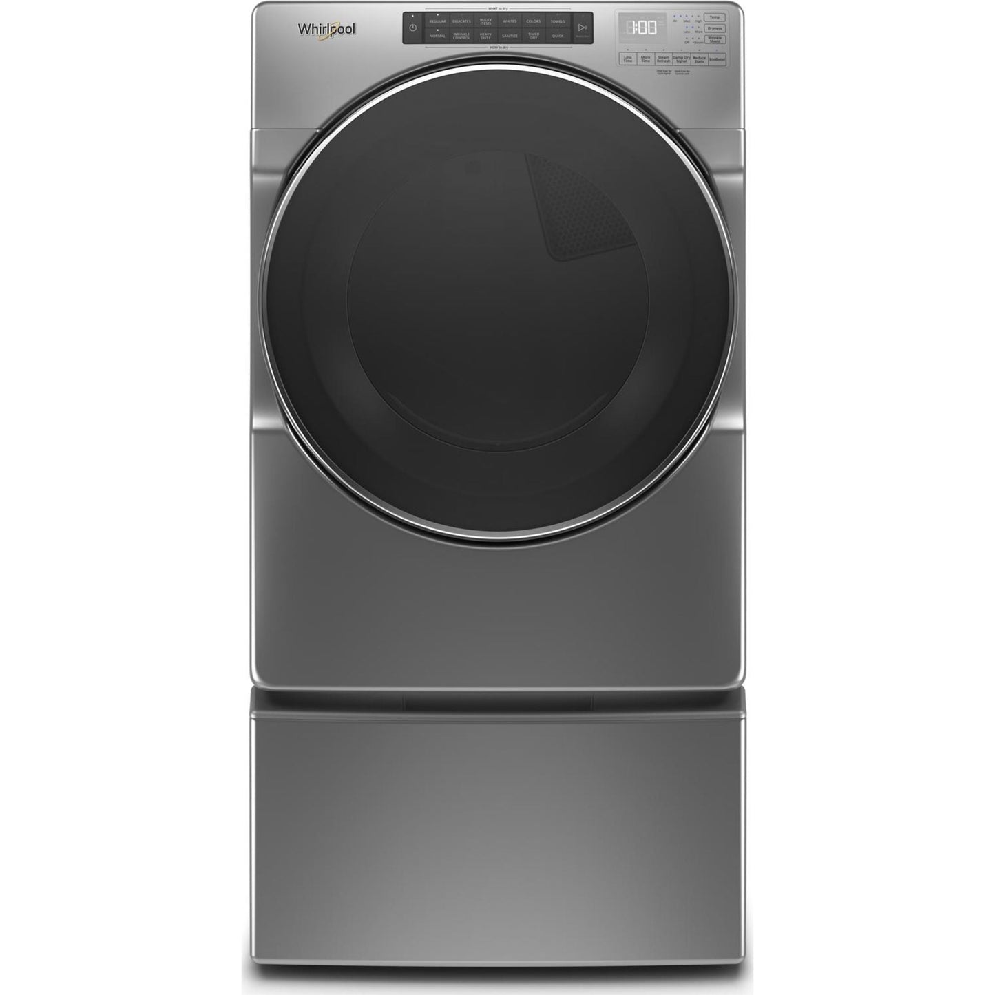 Whirlpool Front Load Dryer (YWED6620HC) - Chrome Shadow