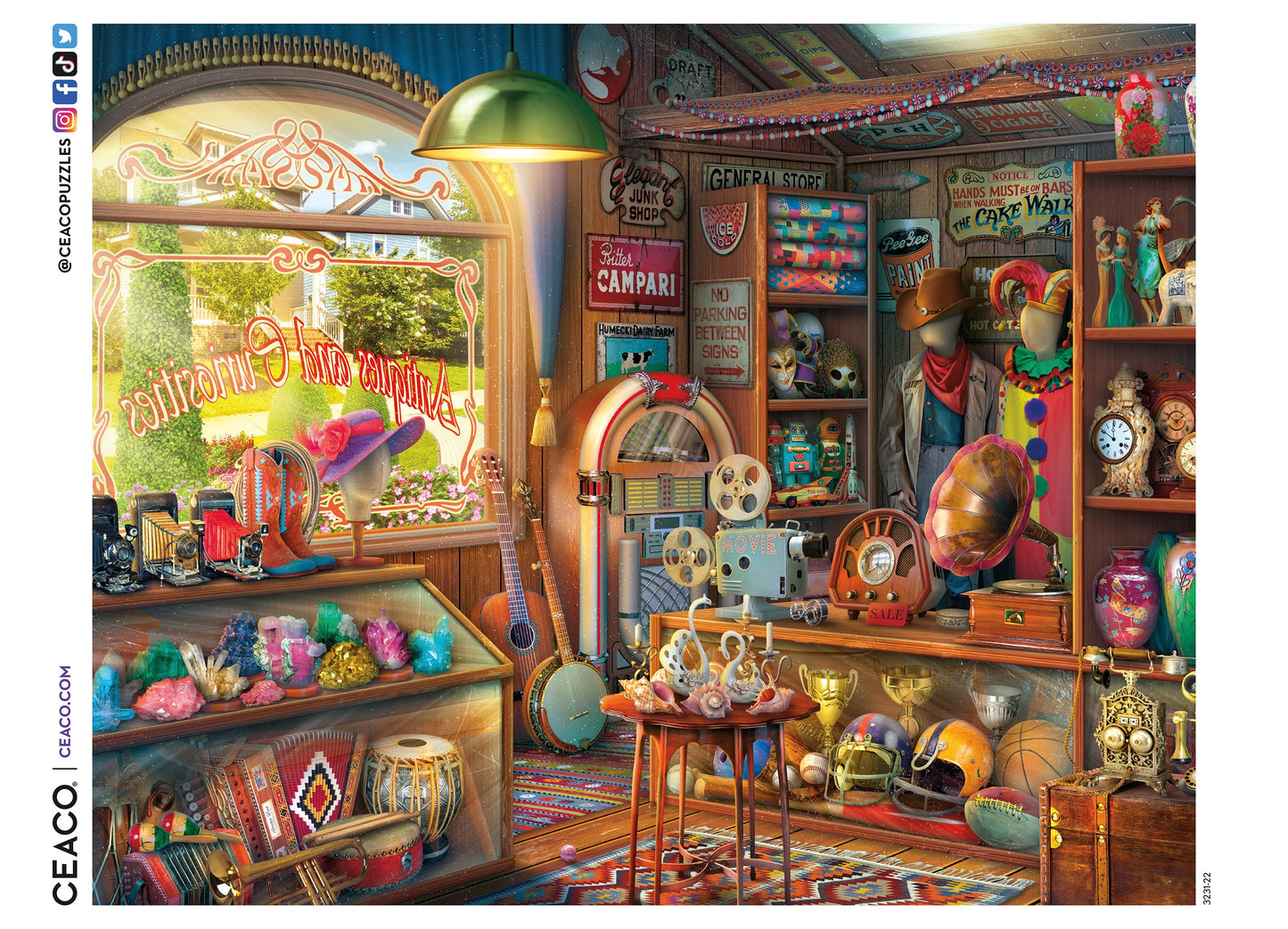 EZ 2 Hold - Antique Shop - 1000 Oversized Piece Puzzle