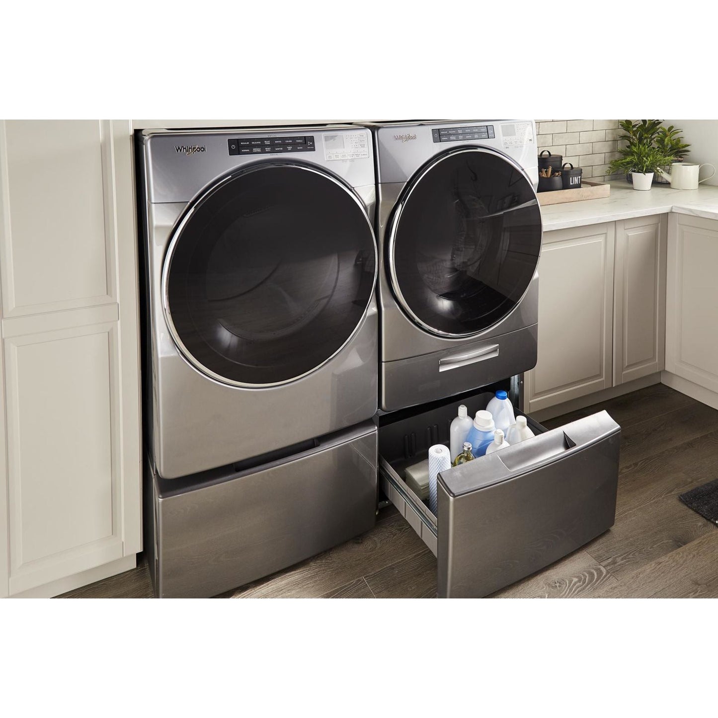 Whirlpool Front Load Dryer (YWED6620HC) - Chrome Shadow