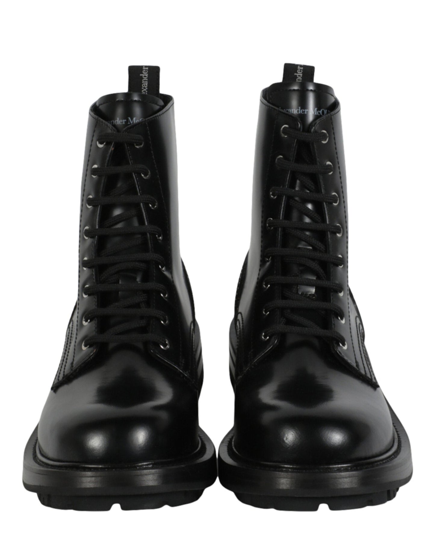 Leather Ankle Combat Boots