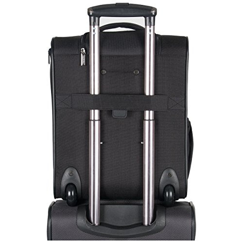 Kenneth Cole Reaction Going Places 600D Polyester 2-Wheel Underseater Carry-On, Black