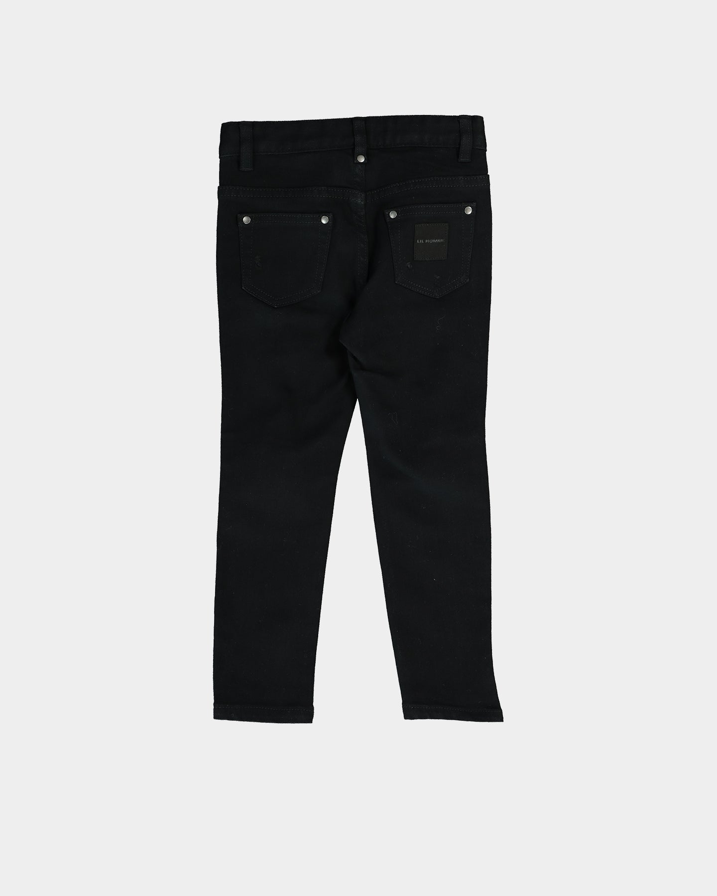 Lil Hommé Kid's Rugueux Patch Skinny Jean Black/Camo