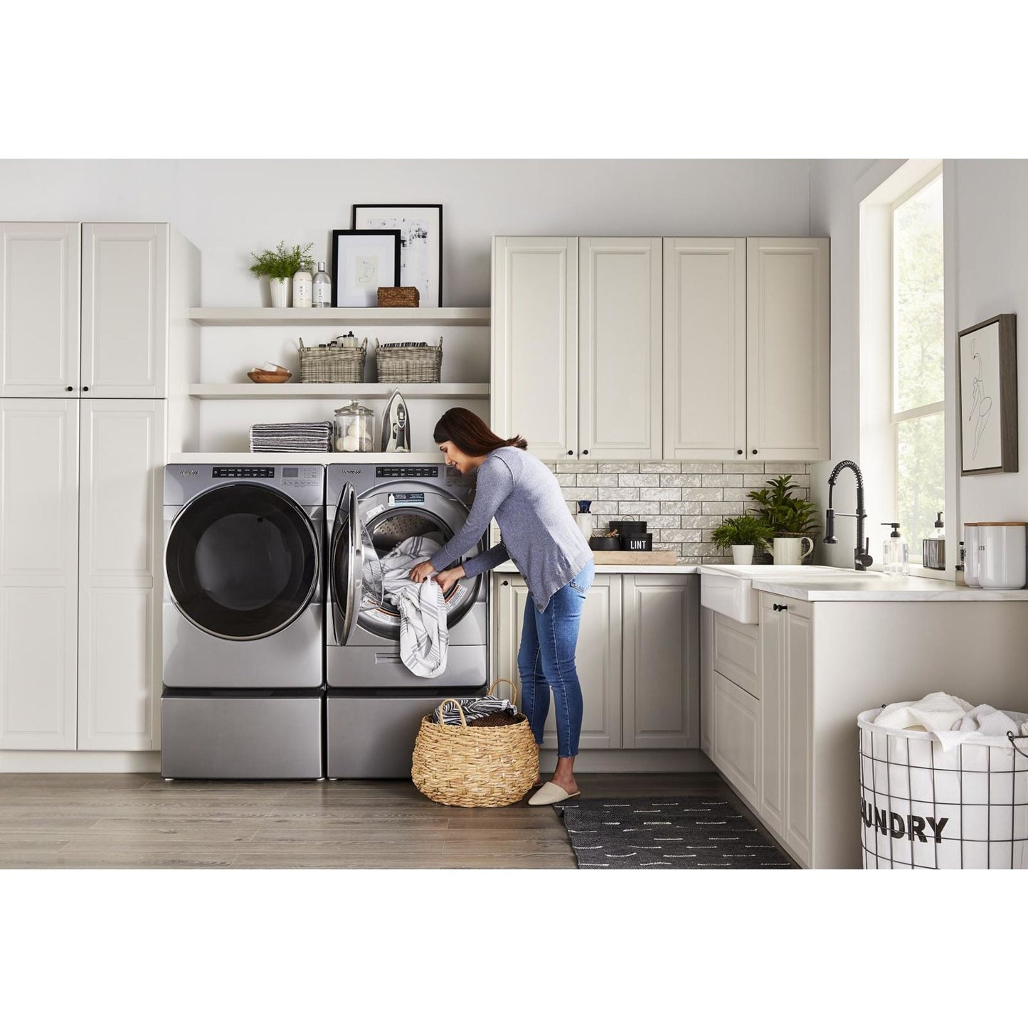 Whirlpool Front Load Dryer (YWED6620HC) - Chrome Shadow