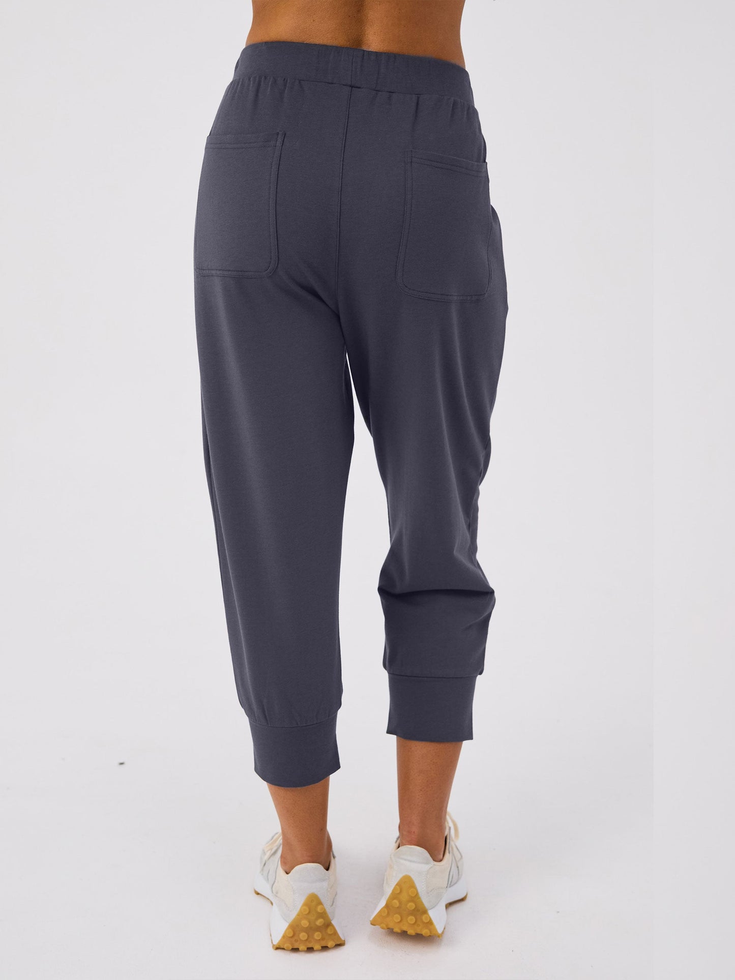 Breeze French Terry Cropped Jogger - Charcoal