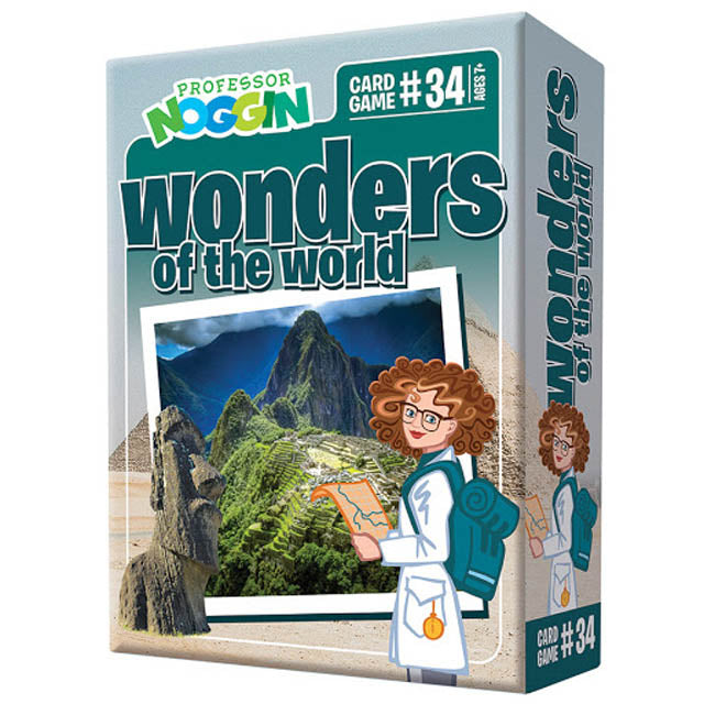 11434 - WONDERS OF THE WORLD PROFESSOR NOGGIN'S CARD GAME