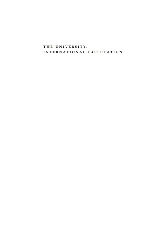 University International Expectations PDF E-book :