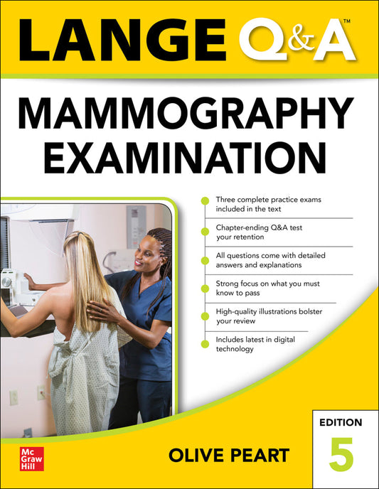 LANGE Q&A: Mammography Examination, Fifth Edition 5th Edition PDF E-book :