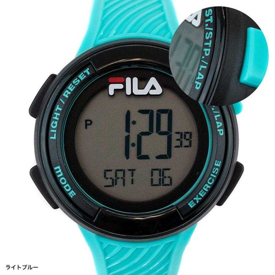 Fila Digital  Multifunction 38-163-003 Blue Rubber Strap Unisex Watch