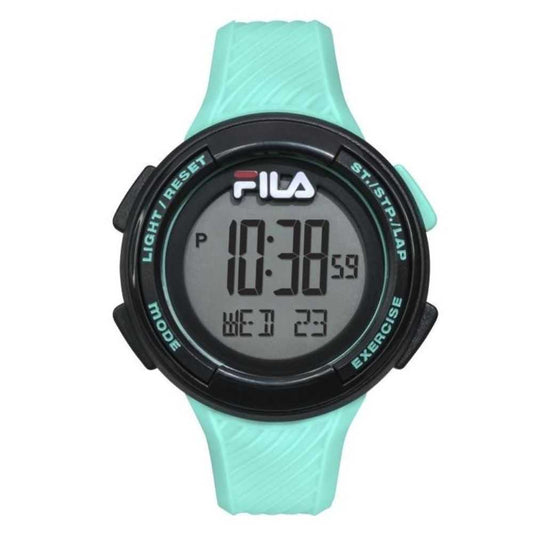 Fila Digital  Multifunction 38-163-003 Blue Rubber Strap Unisex Watch