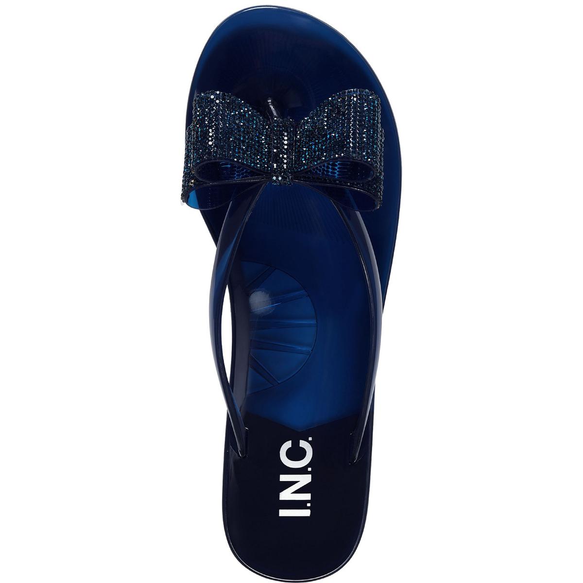 Madena Womens Jelly Thong Flip-Flops