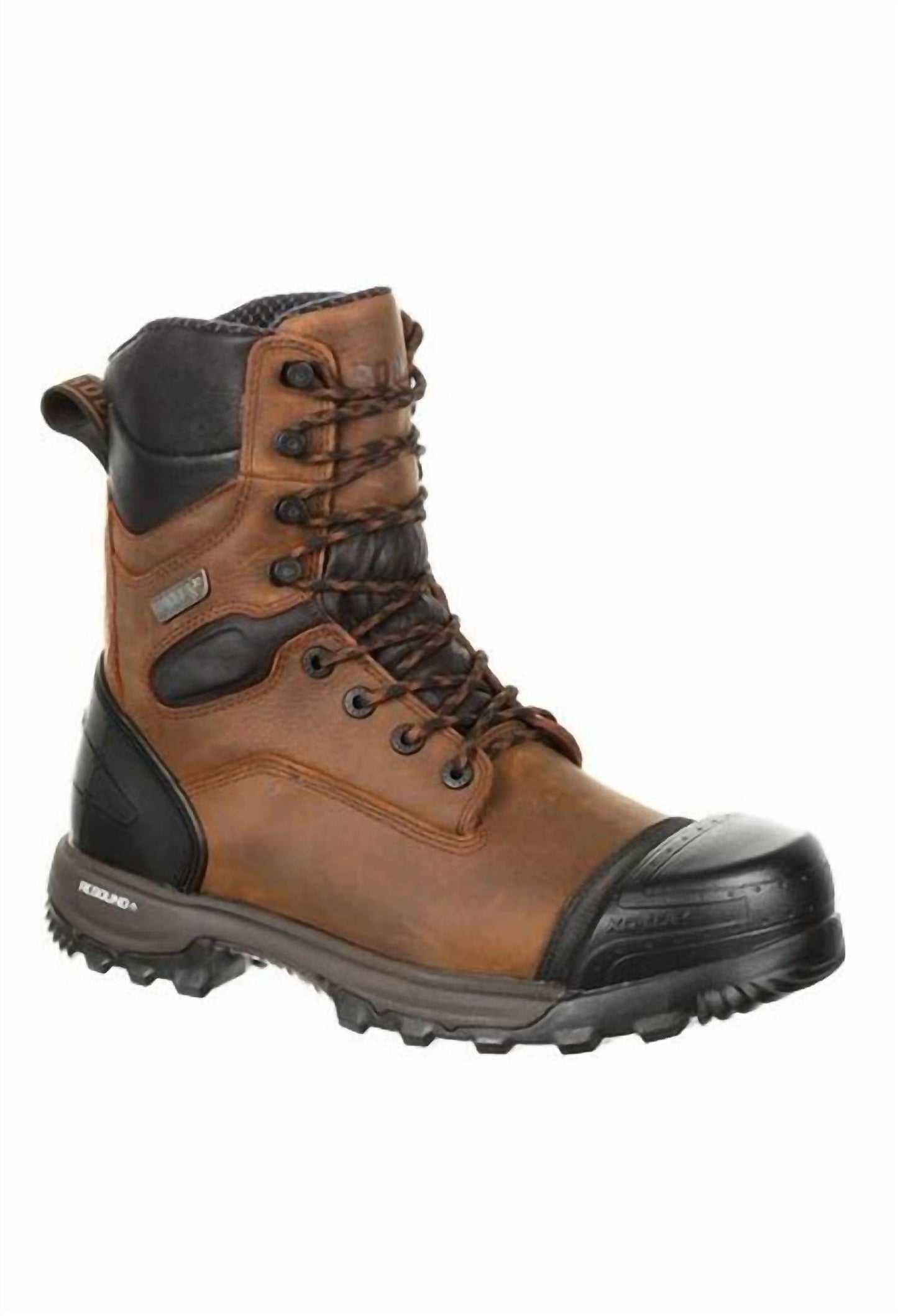 Men's Xo-Toe Composite Waterproof Work Boot - Wide Width In Brown