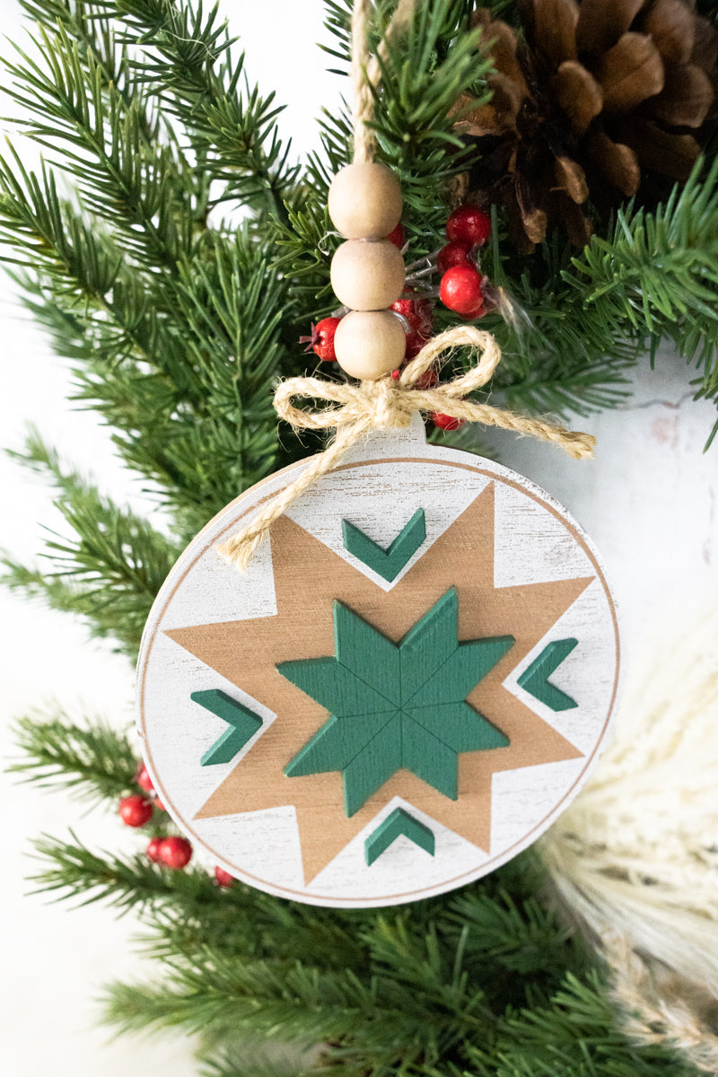 9 x 4.75 Christmas Cheer Hanging Ornament