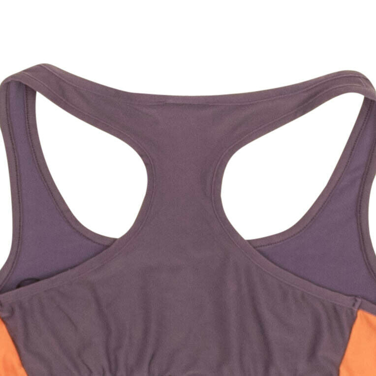 Marcelo Burlon Logo Band Sports Bra - Purle/Orange