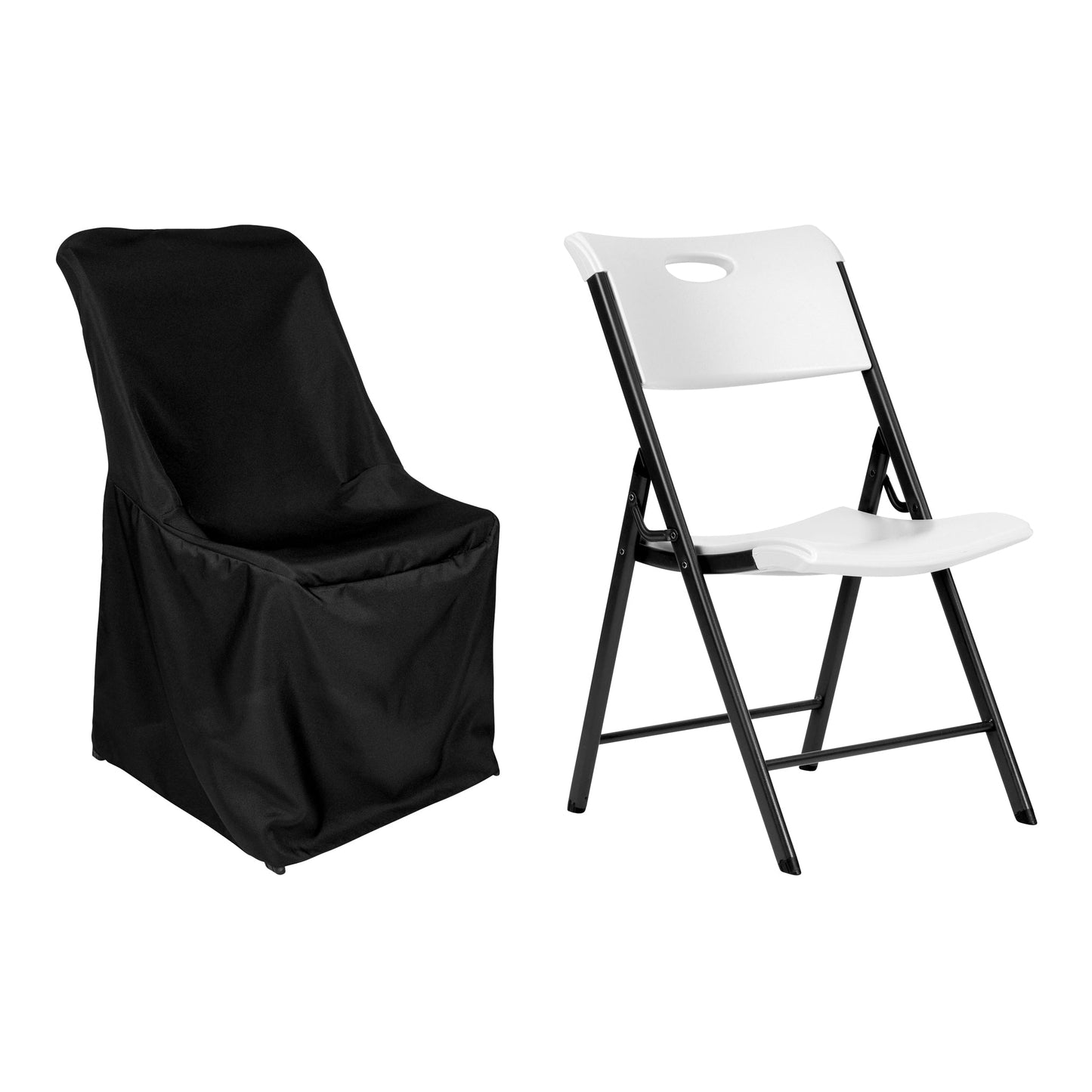 Contemporary LIFETIME folding chair Cover - Black