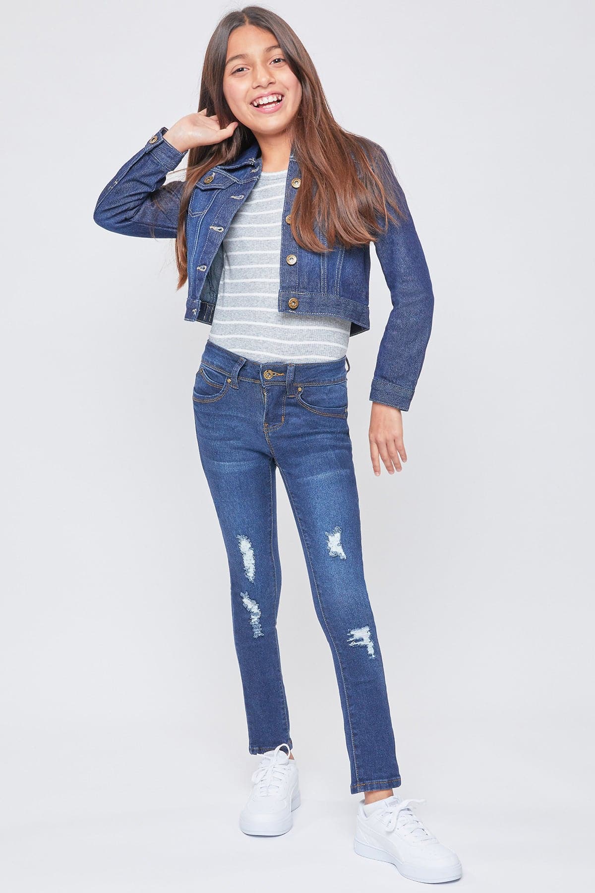 Girls Sustainable WannaBettaFit Skinny Jeans