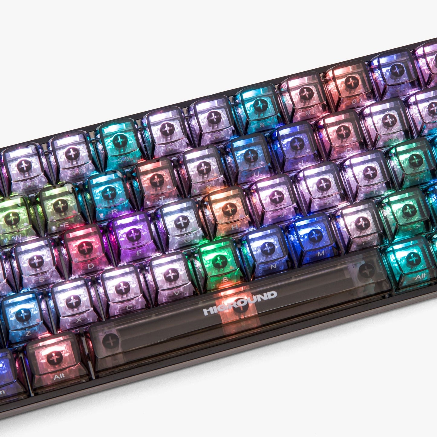 CLEAR OBSIDIAN Base 65 Keyboard