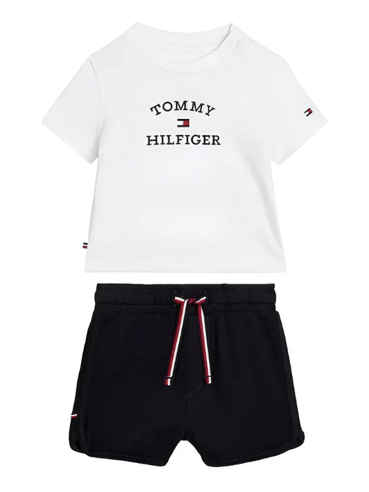 Tommy Hilfiger Logo Tee/Short Set Baby