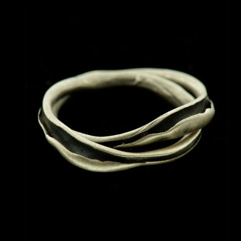 Double Grass Blade Ring