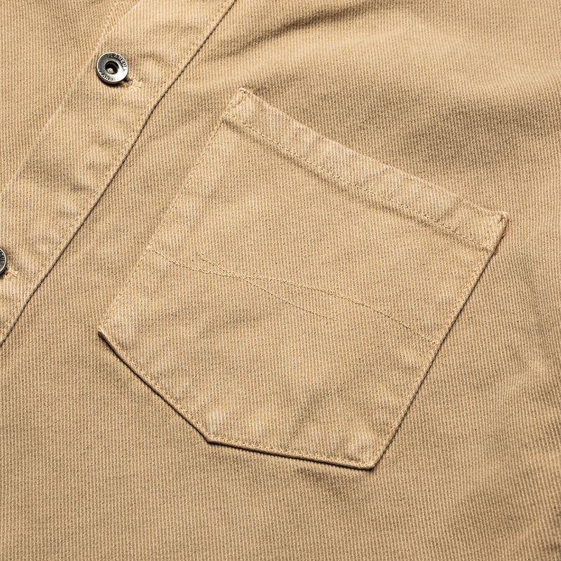 Flaneur Denim Shirt - Beige