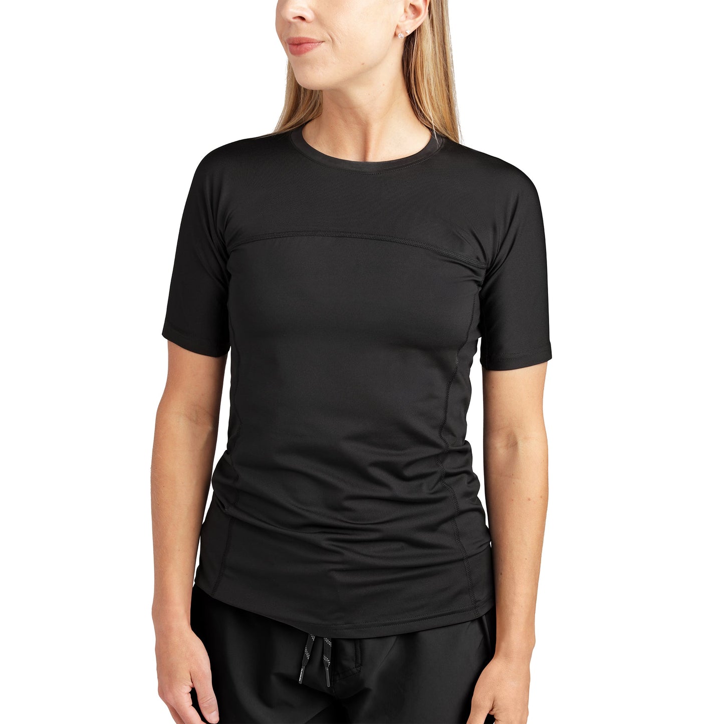 HD Snug Fit Short Sleeve Rashguard Crew - Women's