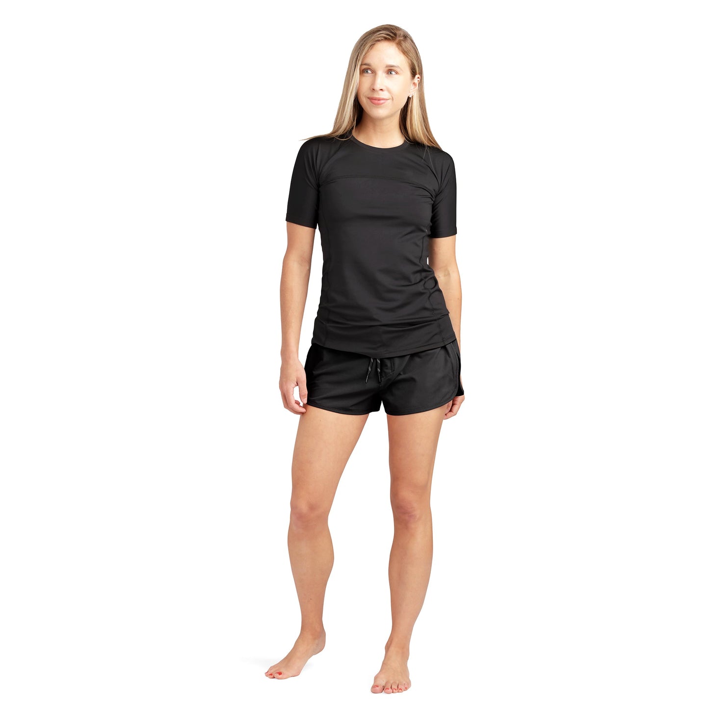 HD Snug Fit Short Sleeve Rashguard Crew - Women's