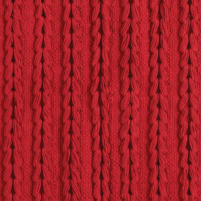 Winter Magic Scarf Red Yarn Rug 2X3