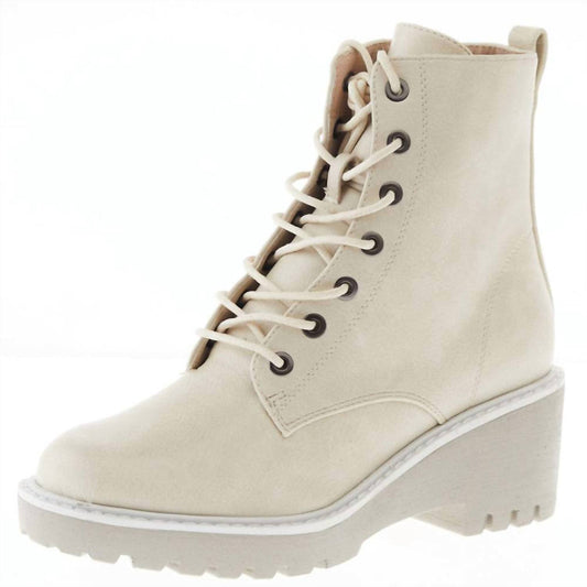 Ghosted Boot In Cream