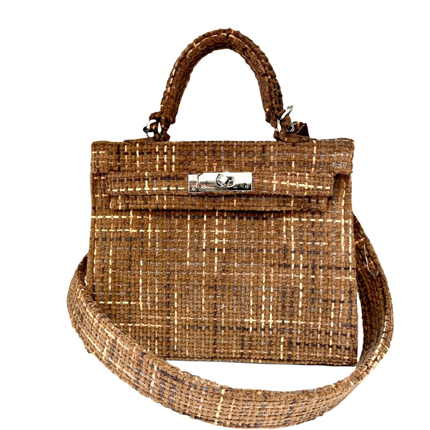 Ville Tweed Mini Bag In Chocolate