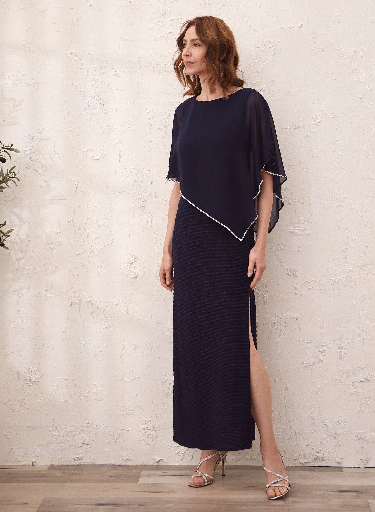 Asymmetrical Poncho Dress