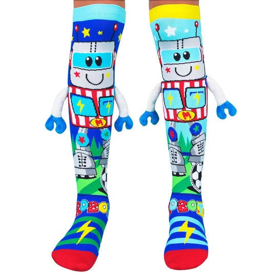 Madmia Crazy Socks - Robot (Ages 6-99)