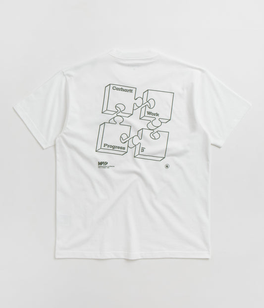 Carhartt Assemble T-Shirt - White / Smoke Green